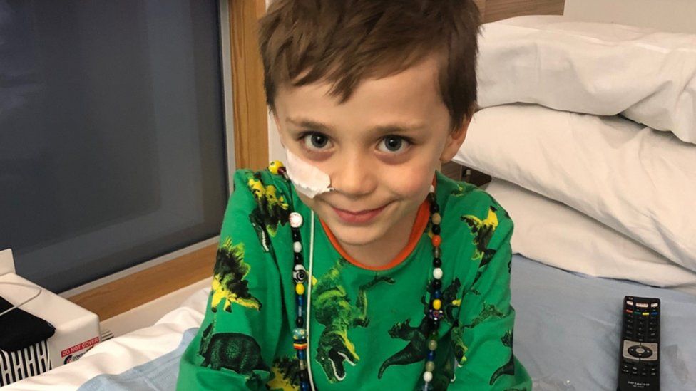 Thomas was diagnosed with leukaemia when he was five