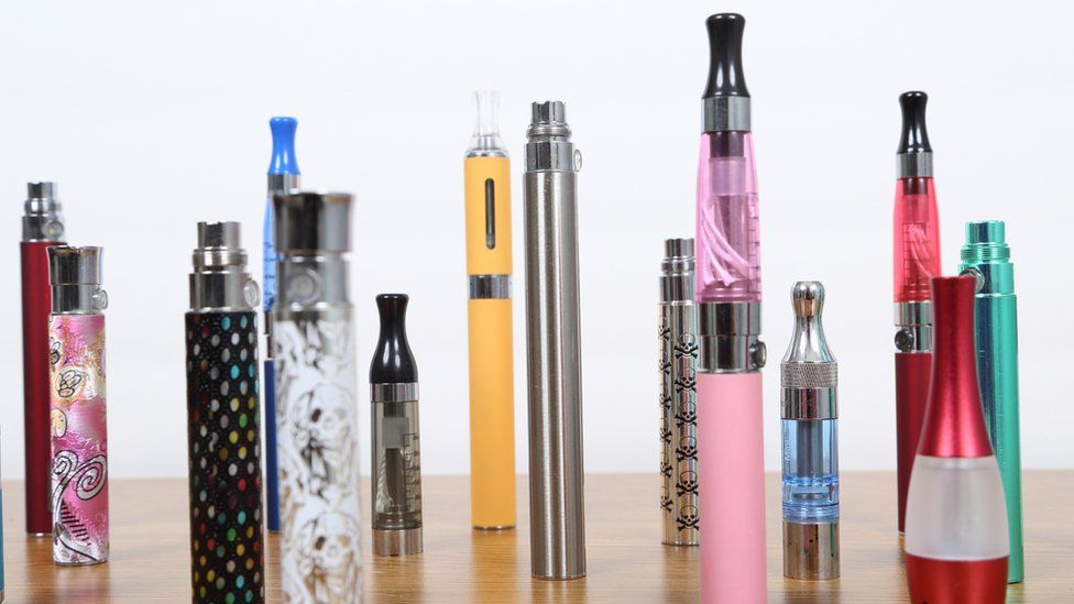 A selection of e-cigarettes