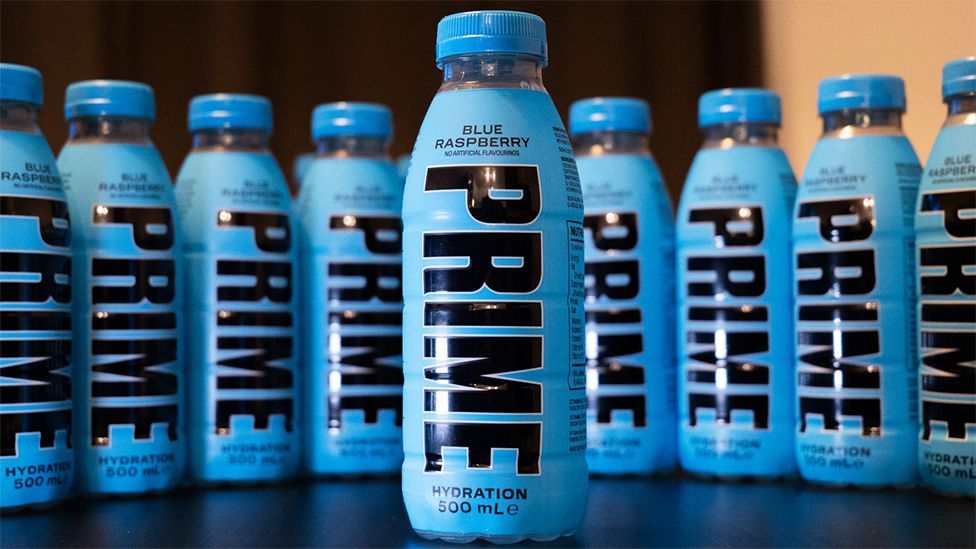 Prime Hydration drink bottles