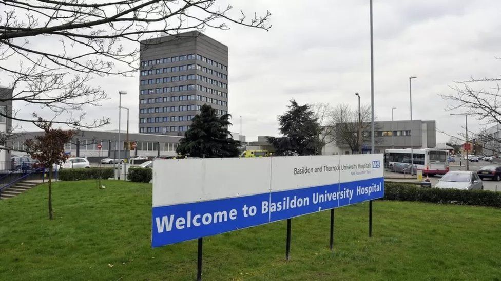 Exterior of Basildon Hospital