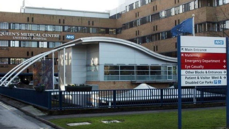 Picture of the QMC hospital