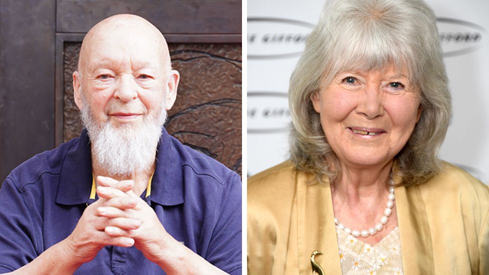 Michael Eavis and Jilly Cooper